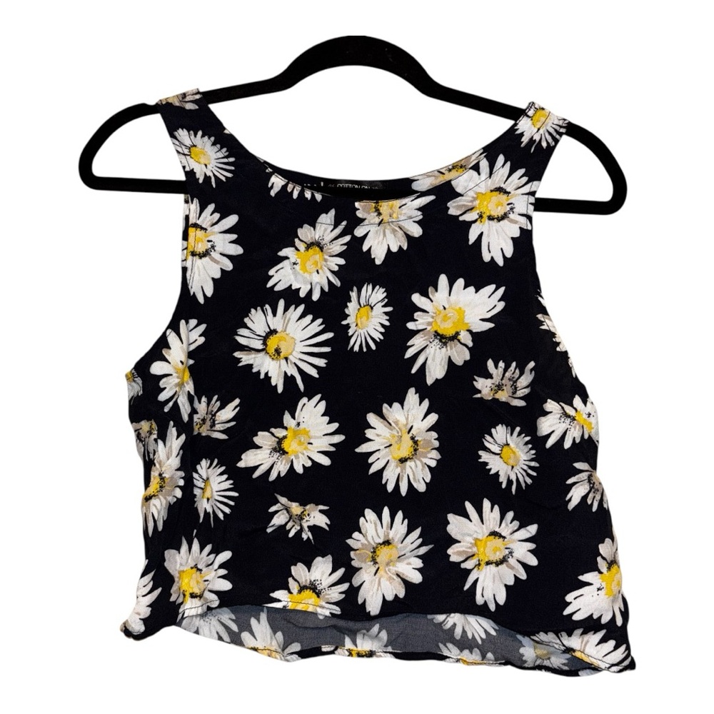 cotton on daisy crop tank top
